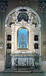 cappella dedicata alla Madonna del Rosario